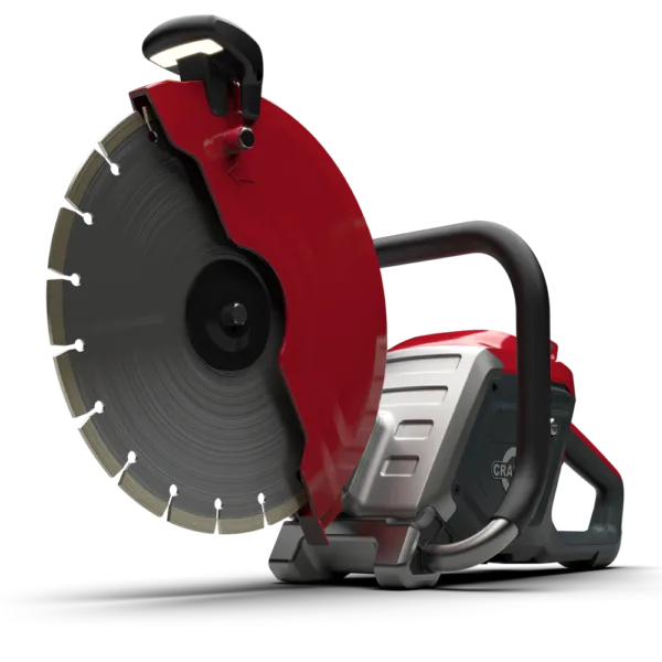 Découpeuse professionnelle 82V, puissance 4,3 kW, outil de découpe électrique sans fil pour matériaux durs.