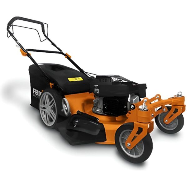 Tondeuse thermique 170cc avec largeur de coupe de 51 cm et démarrage manuel, idéale pour l’entretien de pelouses de taille moyenne