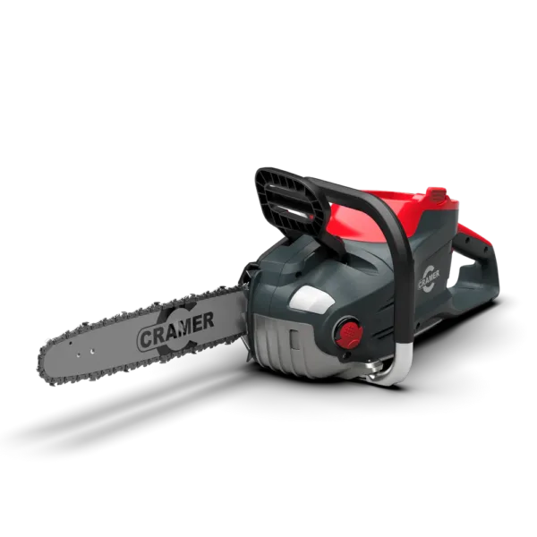 Tronçonneuse électrique 3400W, 82V, pour coupe de bois et élagage, avec chaîne haute performance.