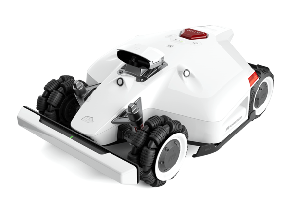 Robot de tonte LUBA 2 AWD 3000, tondeuse robotisée tout-terrain avec transmission intégrale, idéale pour pelouses jusqu'à 3000 m².